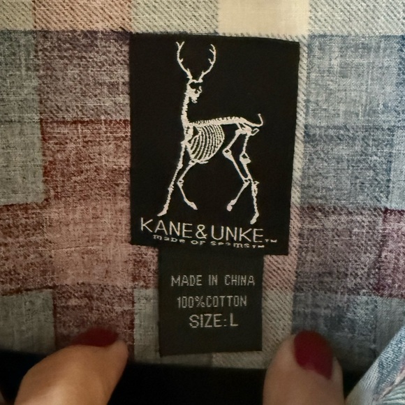 Kane & Unke button down shirt • Men’s large - Picture 2 of 8